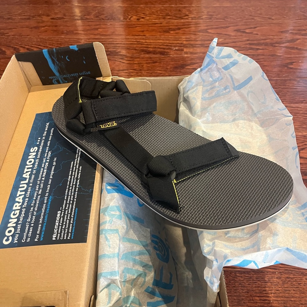 Teva Black Original Universal Sandals